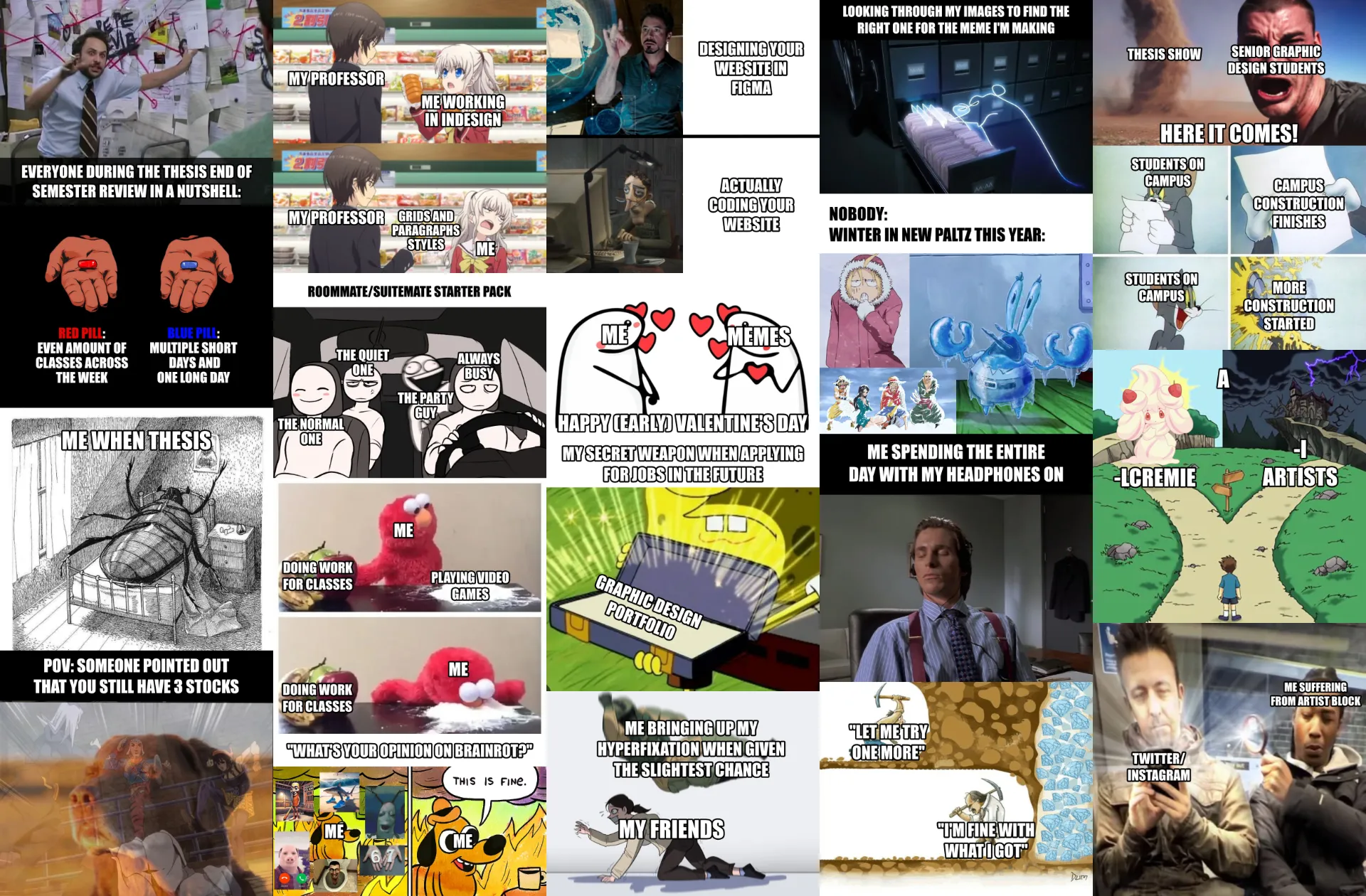 Created Memes Collage